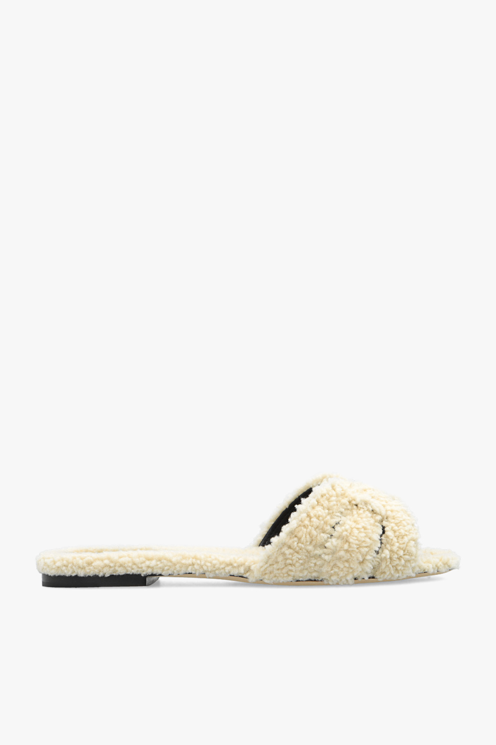 Tribute fur slides Saint Laurent IetpShops GB Lexi from